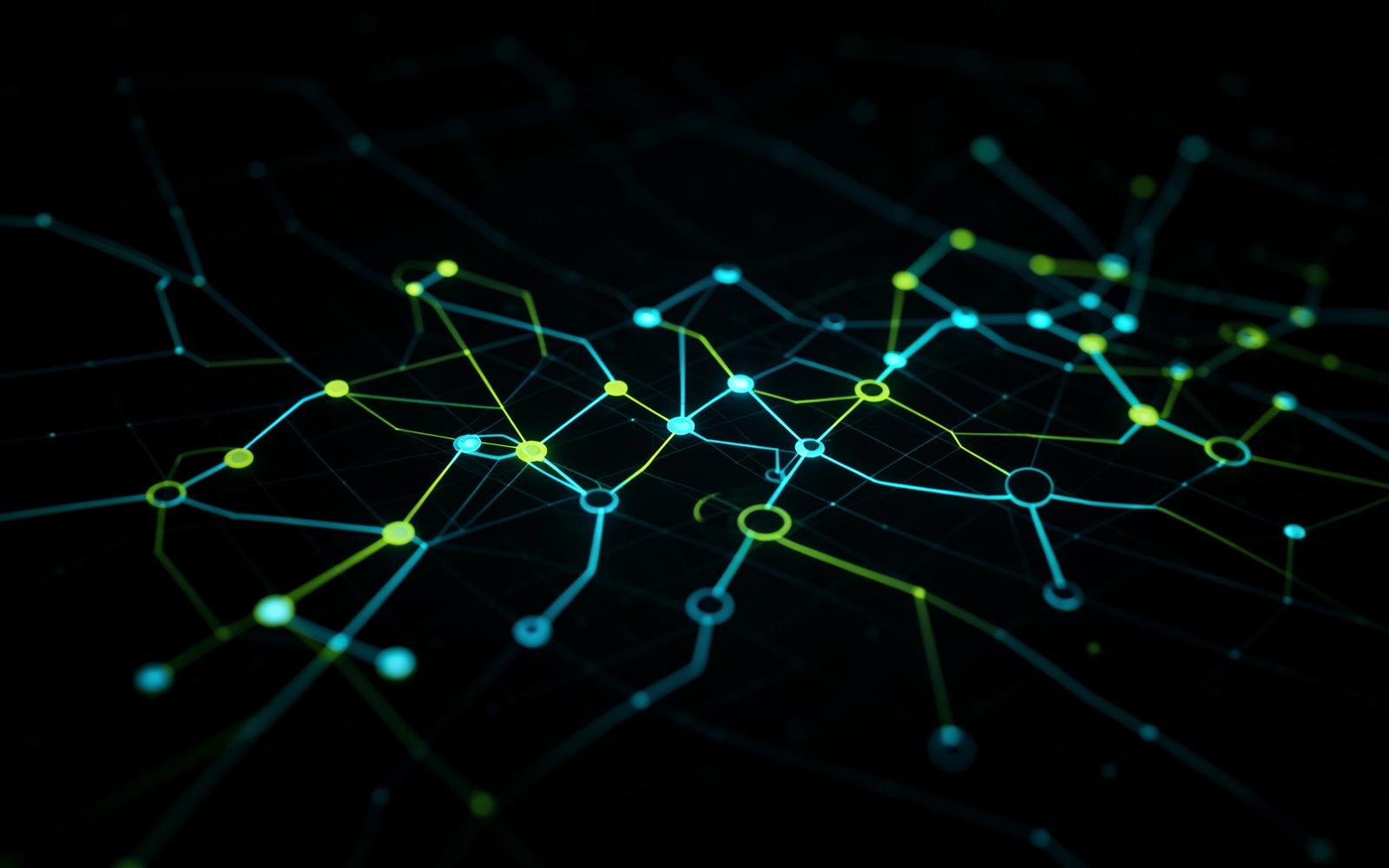 Graph of connected cloud resources showing a highlighted attack path